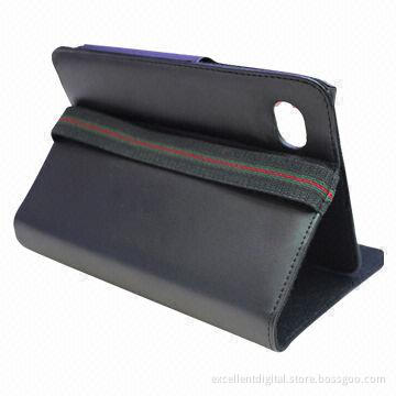 Leather tablet PC Case for Samsung Galaxy Tab p1000, Universal for 7 Inches
